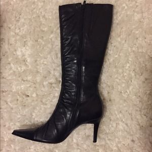 👢Guess? By Marciano Black Leather Boots 👢