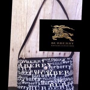 Burberry handbag black graphic