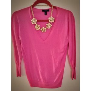 Pink J.crew sweater