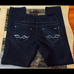 Black with silver trim size 13/14