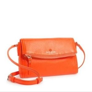 Kate Spade Cobble Hill Mini Carson orange Handbag