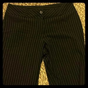 Pin striped slacks worn once.
