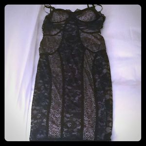 100% Authentic Bebe lace midi dress
