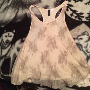 flowy racerback tank