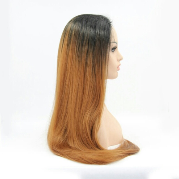 Straight Sexy Lace Front Wig 24-26 inches #1b/30!