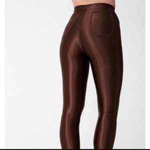 AA brown disco pants