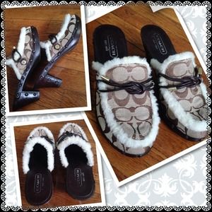 ‼️SOLD‼️coach shoes - clogs Supper sale !!