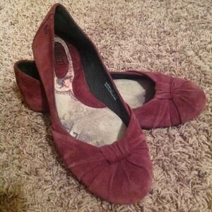 Wine Colored Born Flats