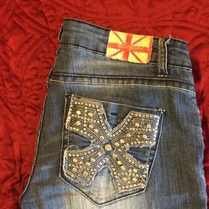 Machine jeans size 3 stretchy.