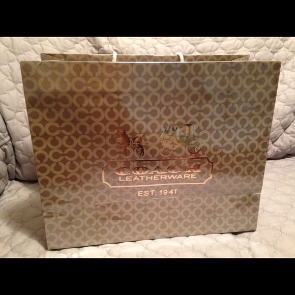 Coach shopping bag