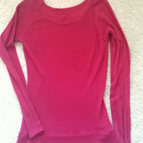 Super soft raspberry shirt.