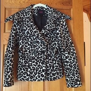 Leopard print jacket