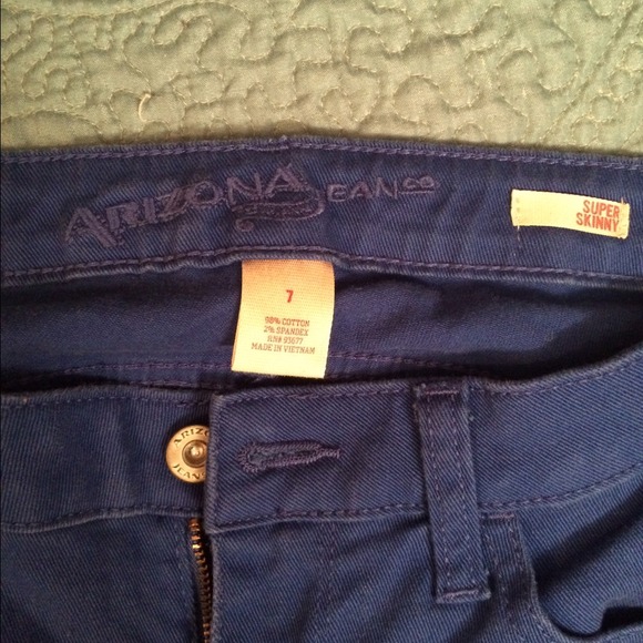 Royal Blue skinny jeans - Picture 2 of 3