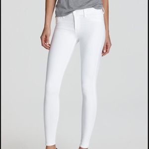 Hudson Jeans super stretch skinny white jeans