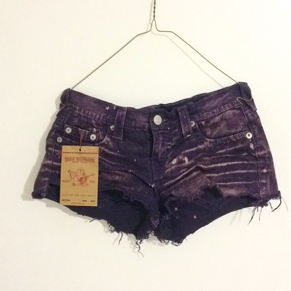 True Religion Bobby Paint Splatter Short