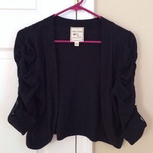 Short Black Cardigan
