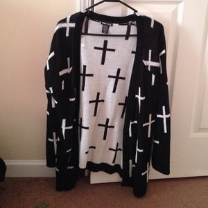 Cross sweater