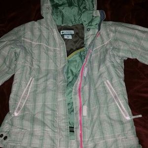 Columbia youth girl ski winter jacket size 14/16 p