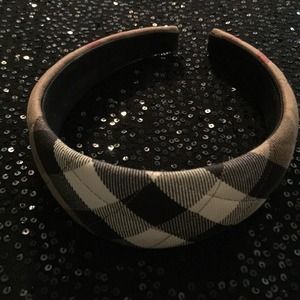Burberry quilted head band