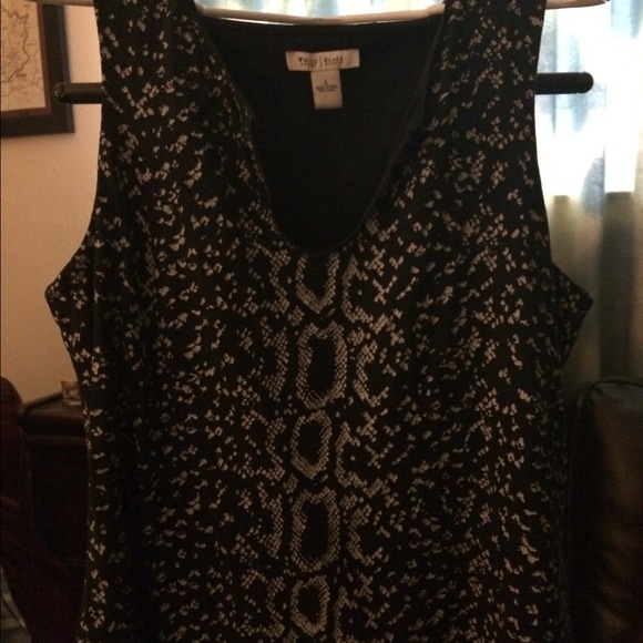 White House, Black Market sleeveless top.