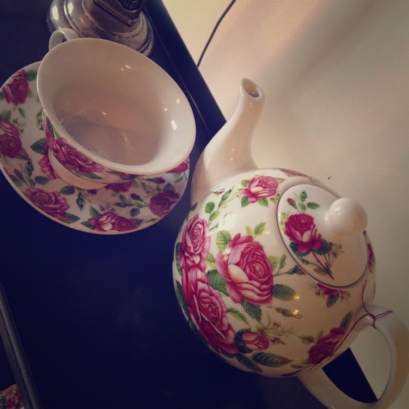 Floral Tea for two set