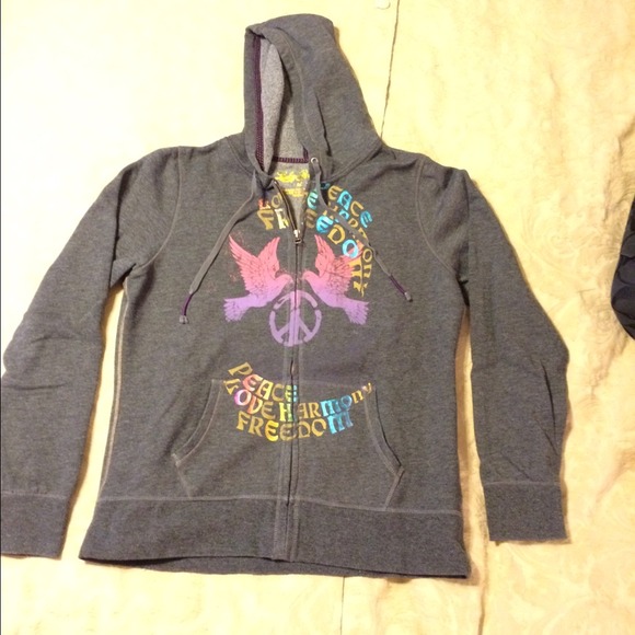 Lucky Brand zip up sweatshirt.