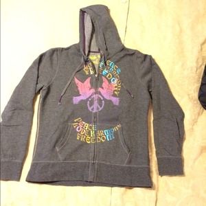 Lucky Brand zip up sweatshirt.