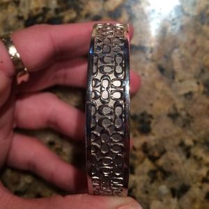 Coach Silver Bangle