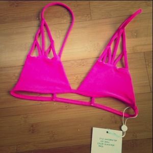 🚫sold🚫Acacia bikini in guava pop.