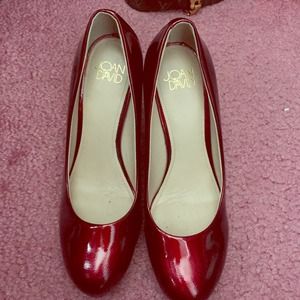 Size 7.5 Ruby Red Joan & David pumps