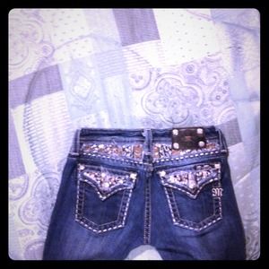 One pair of size 14 nice new miss me jeans