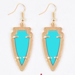 TURQUOISE Dagger Statement Earrings