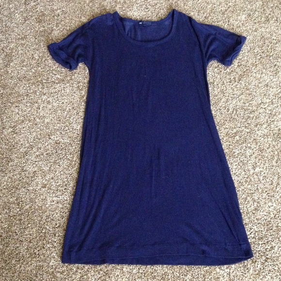 Gap navy blue knit dress