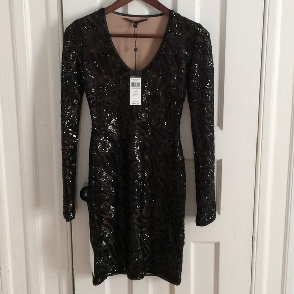 BCBGMAXAZARIA "Morris" sequin dress cocktail dress - Picture 2 of 3