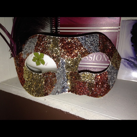 Hand designed Mardi Gras mask