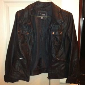 CoffeeShop Leather Jacket Size Large
