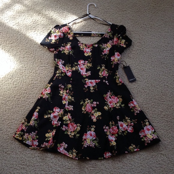 Floral Skater Dress, small