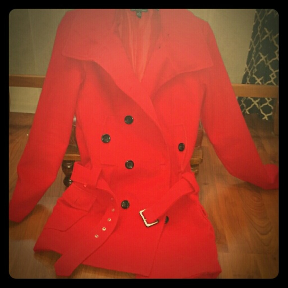 Red Peacoat  Cute!!!