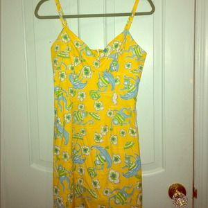 Lilly Pulitzer shift dres les lemon print