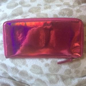 Marc by Marc Jacobs Pink Holographic Wallet