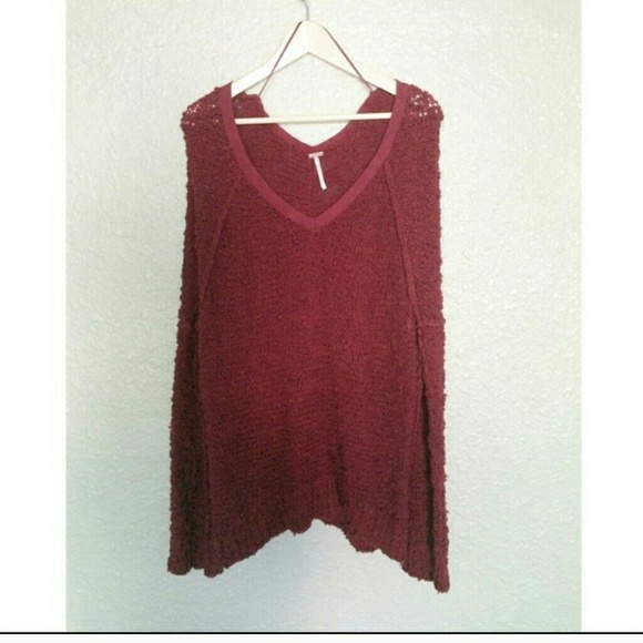 Free People Shaggy Knit Pullover