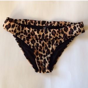 Victoria secret Leopard print bikini bottom