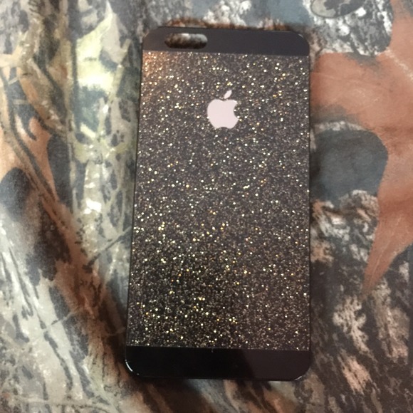 Black glitter iPhone 6 plus case