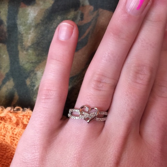Sterling silver Infinity Heart Ring