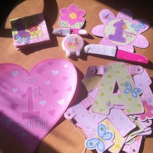 💕1st Birthday Girl Party Decor💕