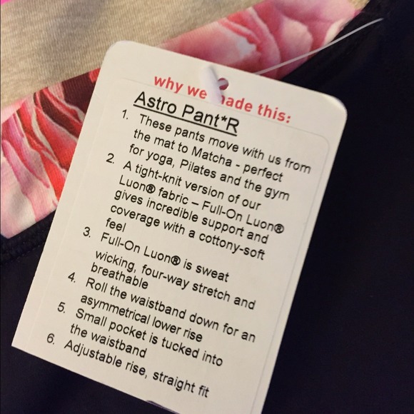 Lululemon Astro Pant*R