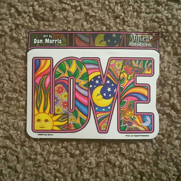 Hippie Bumper Sticker