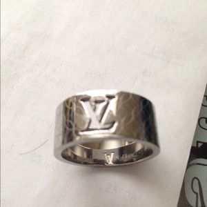 Louis Vuitton Accessories | Mens Lv 11 Ring With Emblem Cut Out | Poshmark