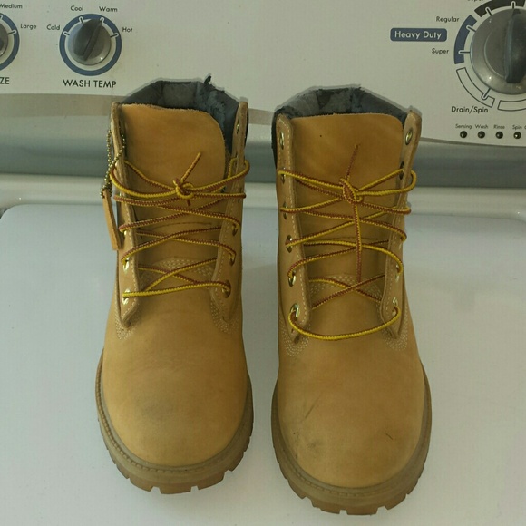 Tan Timberland boots