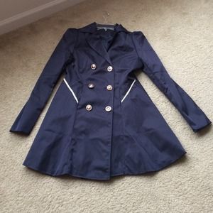 Blue dressy peacoat. Size xlarge  new never worn!!